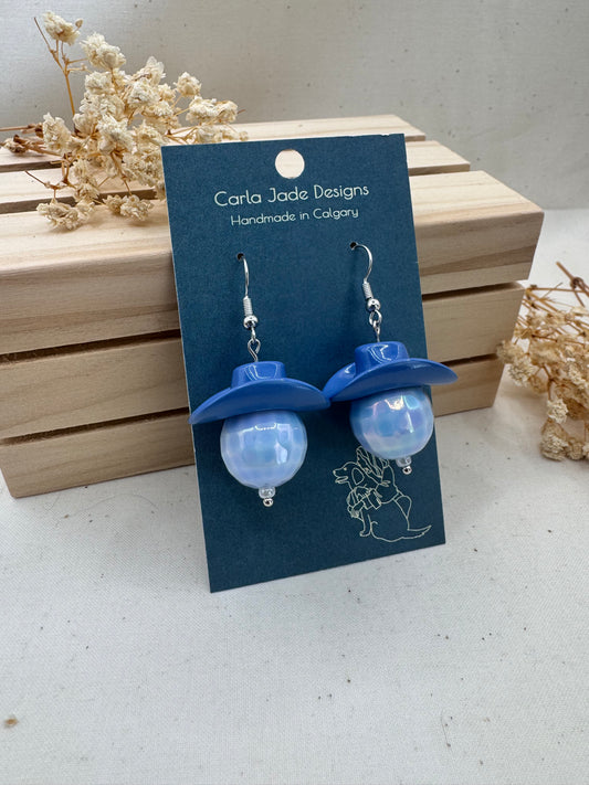 Midnight Rodeo Earrings - Blue Crush