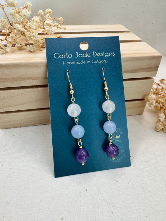 Cascade Earrings - Winter Mist