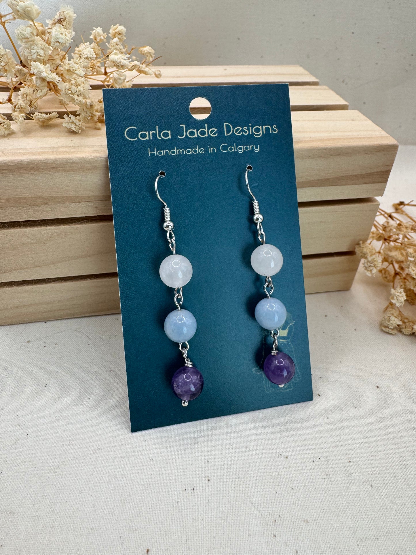 Cascade Earrings - Winter Mist