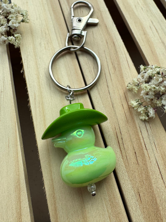 Howdy Duck - Key Ring - Light Green