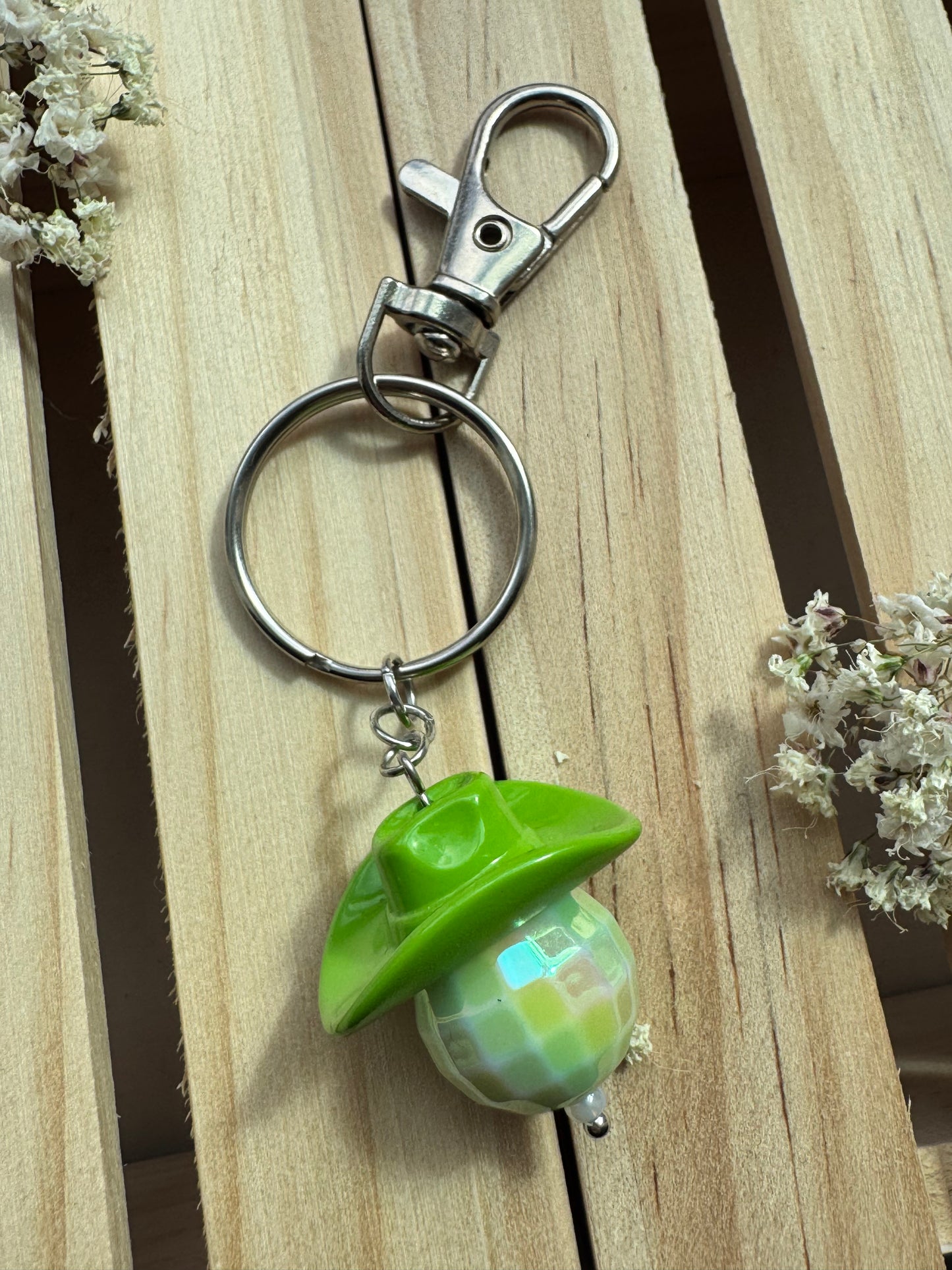 Midnight Rodeo - Key Ring - Lime Rodeo