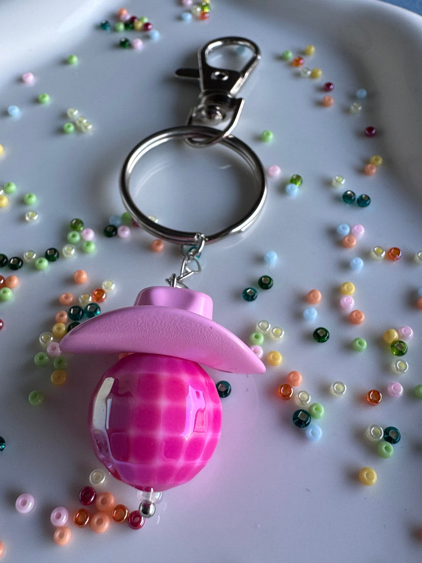Midnight Rodeo - Key Ring - Bubblegum