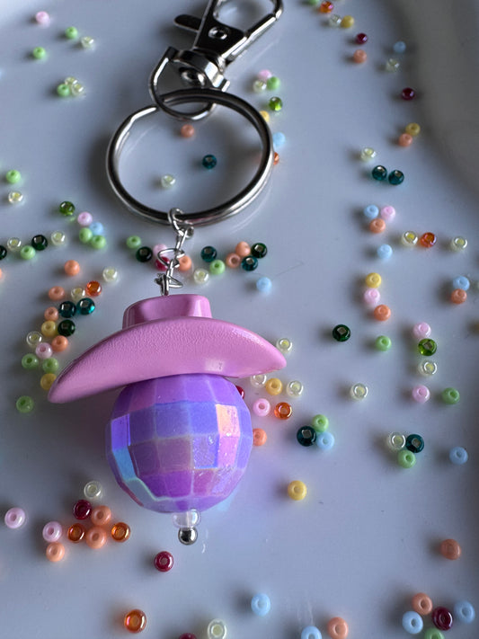 Midnight Rodeo - Key Ring - Lilac Crush