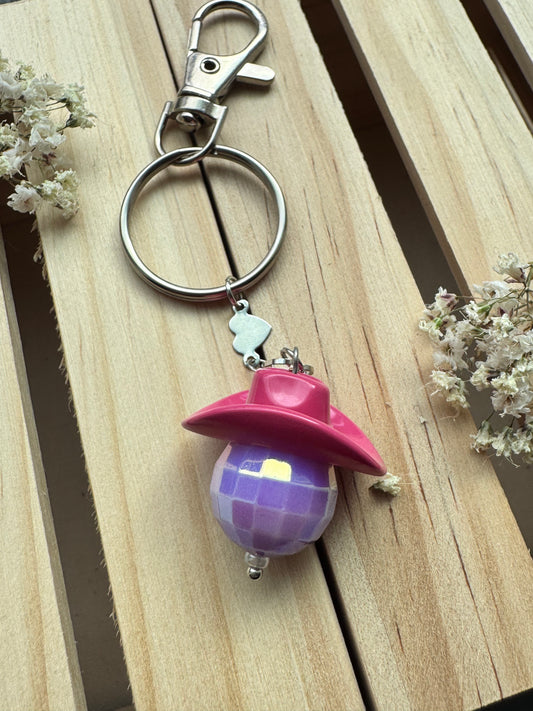 Midnight Rodeo - Key Ring - Lilac Crush