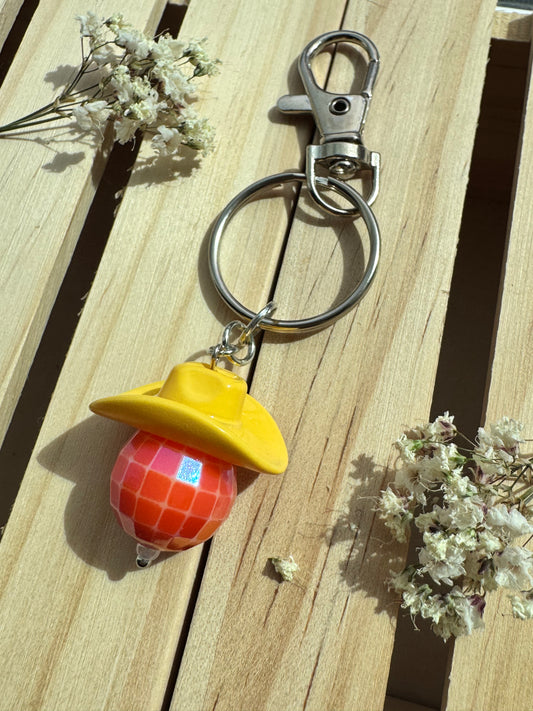 Midnight Rodeo - Key Ring - Yellow & Orange