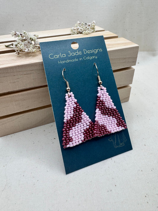 Colourwave Earrings - Berry Rosé
