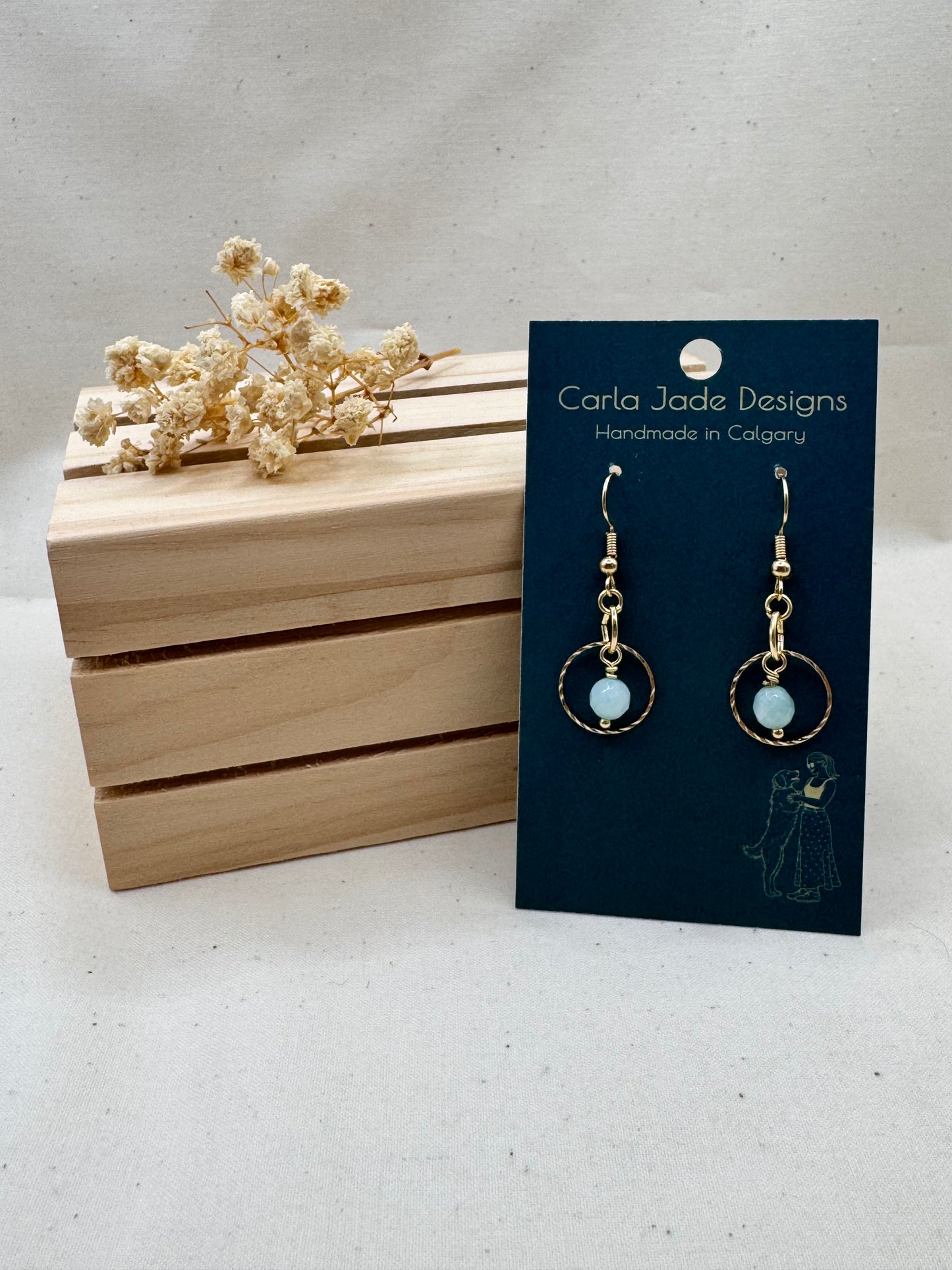 Orbit Earrings - Seafoam