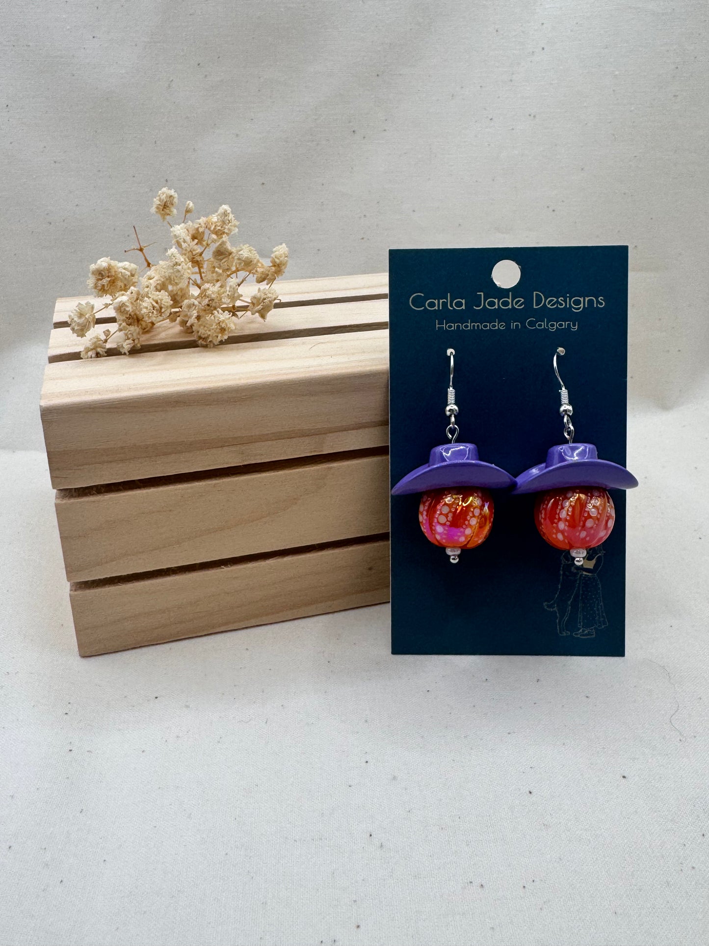Harvest Rodeo - Earrings -     Pumpkin Patch