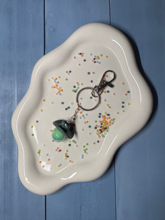 Key Ring - Disco Cowboy - D Green