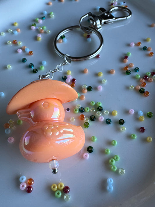 Key Ring - Duck Cowboy - Orange