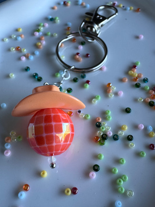 Key Ring - Disco Cowboy - Orange