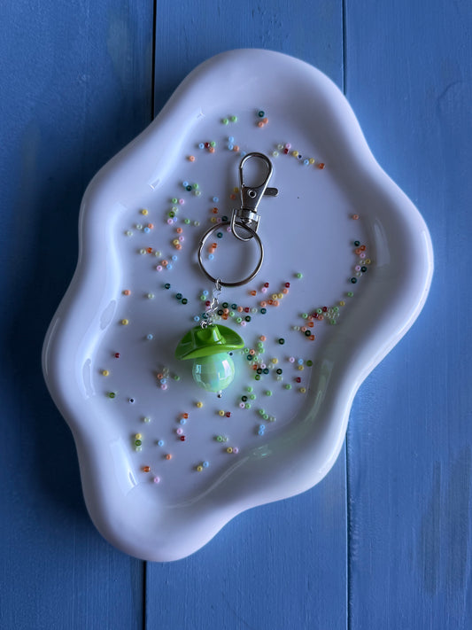 Key Ring - Disco Cowboy - L Green