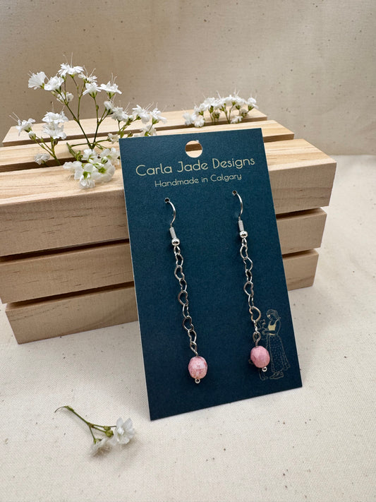 Rose Drop Earring