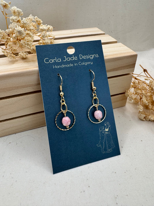 Orbit Earrings - Petal Dust
