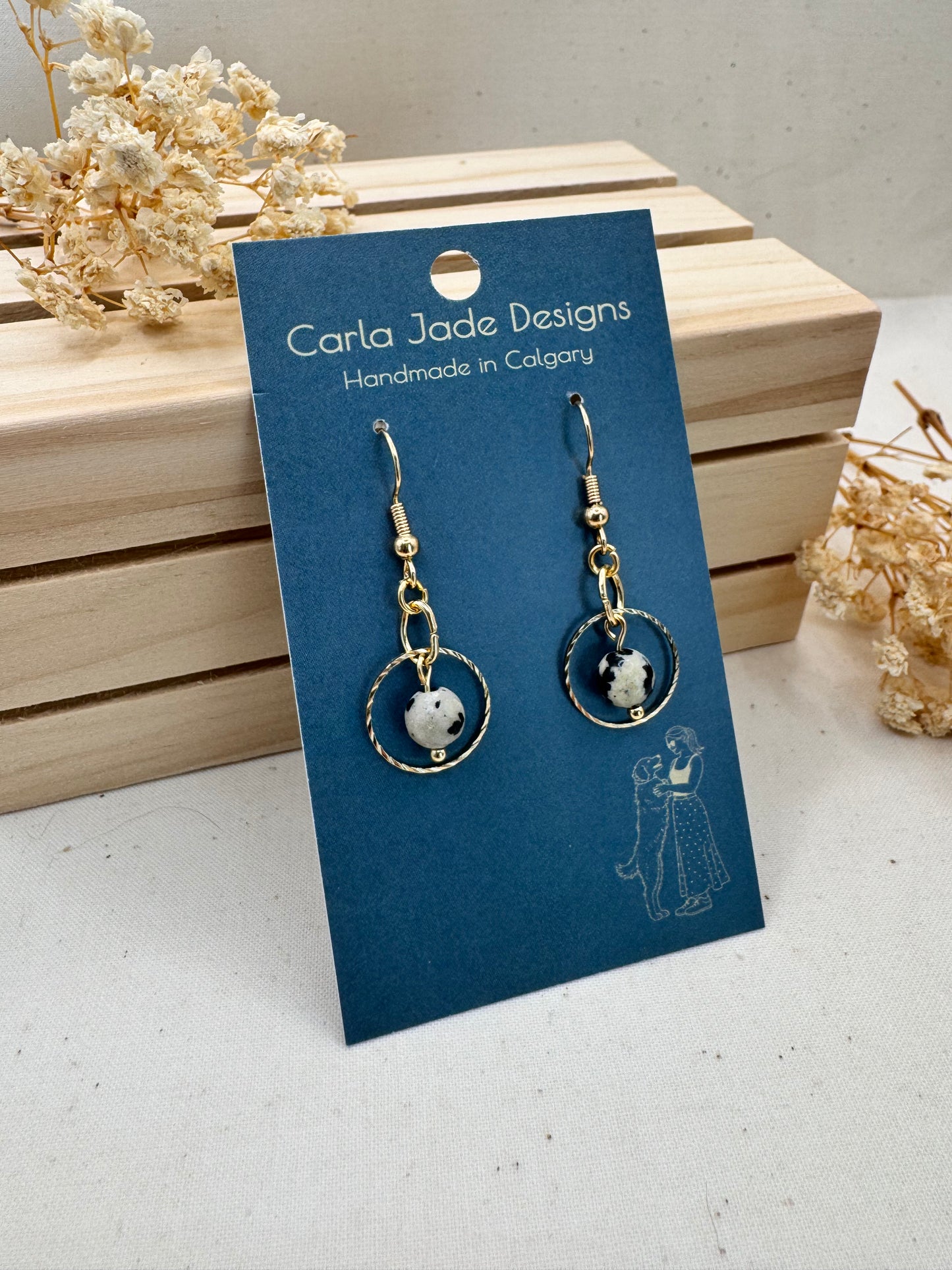 Orbit Earrings - Rodeo Speckle