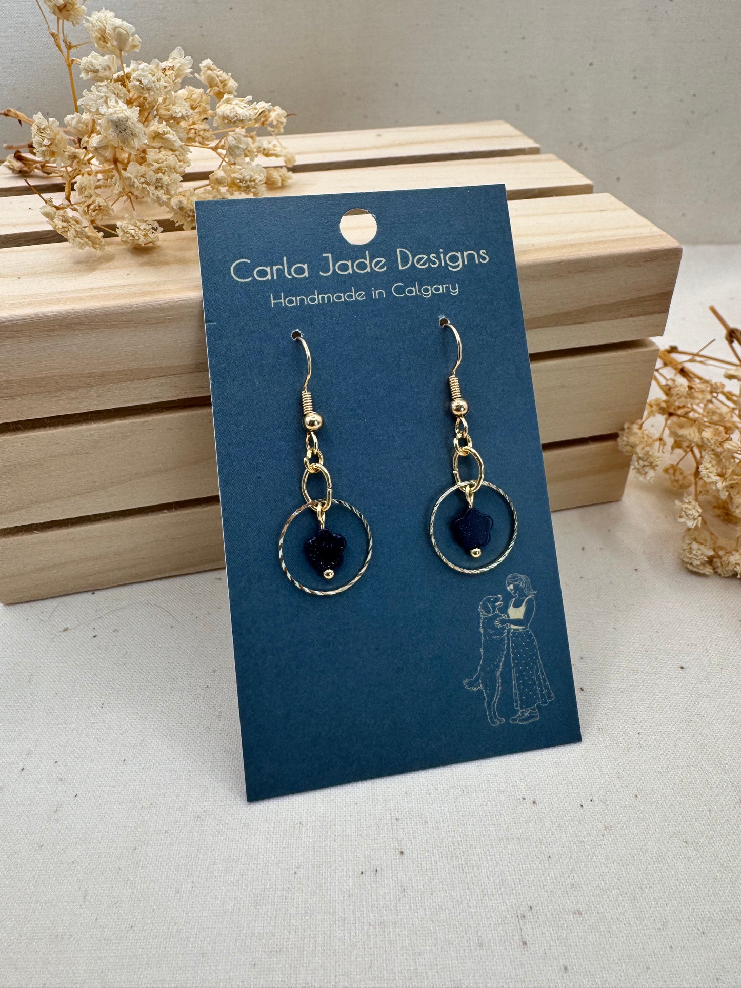 Orbit Earrings - Moon Dust