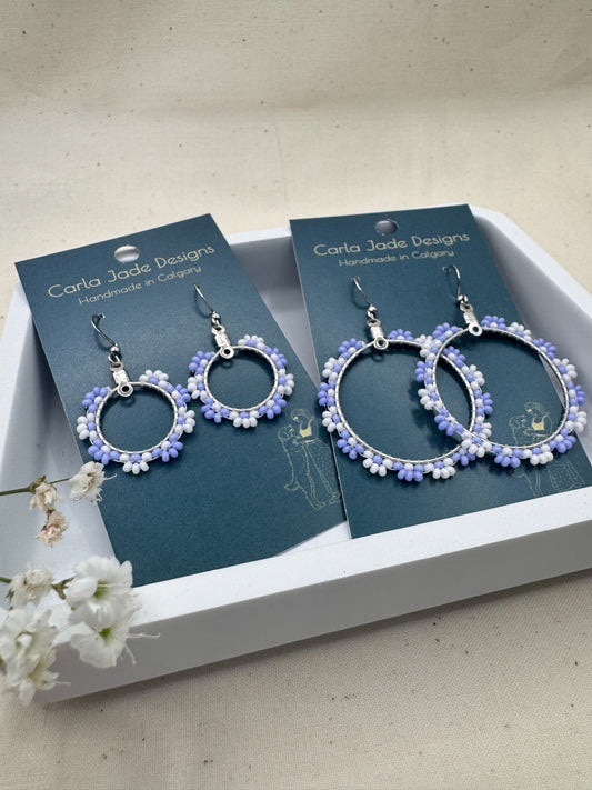 Bloom Hoops - Lilac Breeze