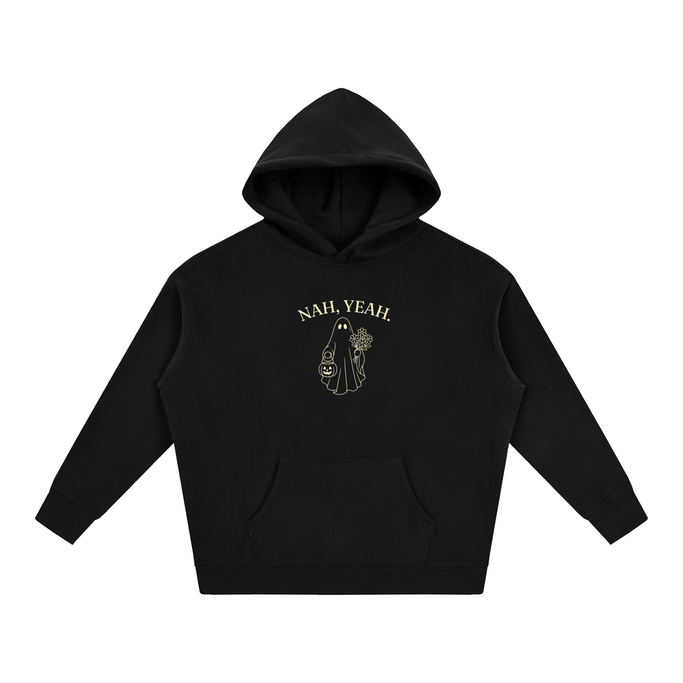 Nah, Yeah Hoodie - Buttercream