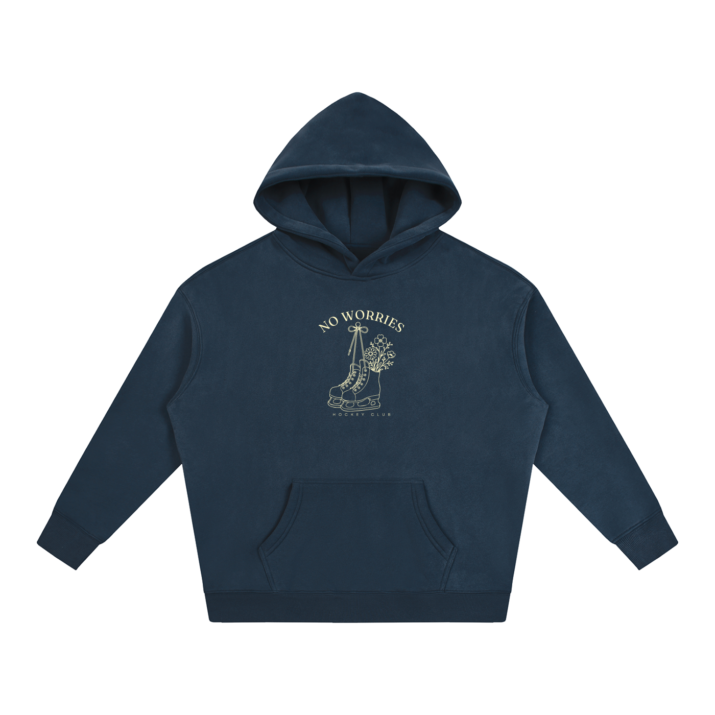 No Worries Hockey Club | Hoodie | Buttercream