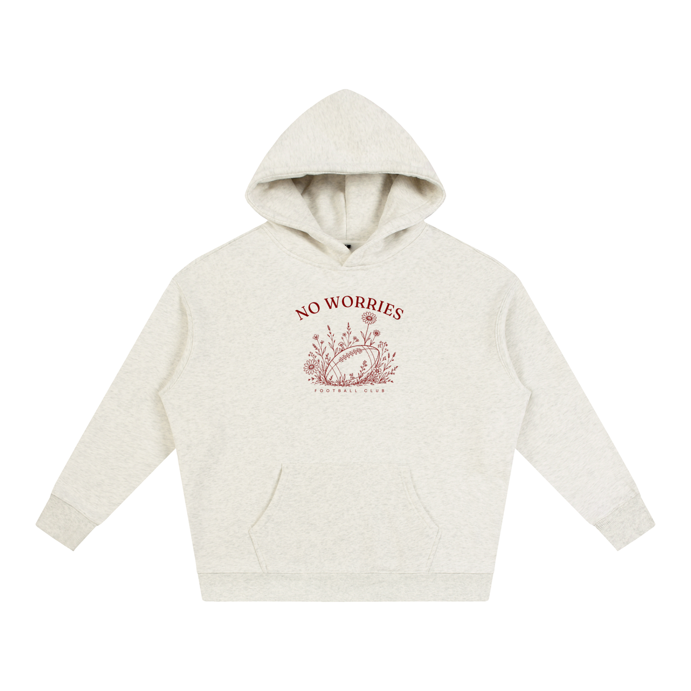 No Worries Football Club | Hoodie | Cherry