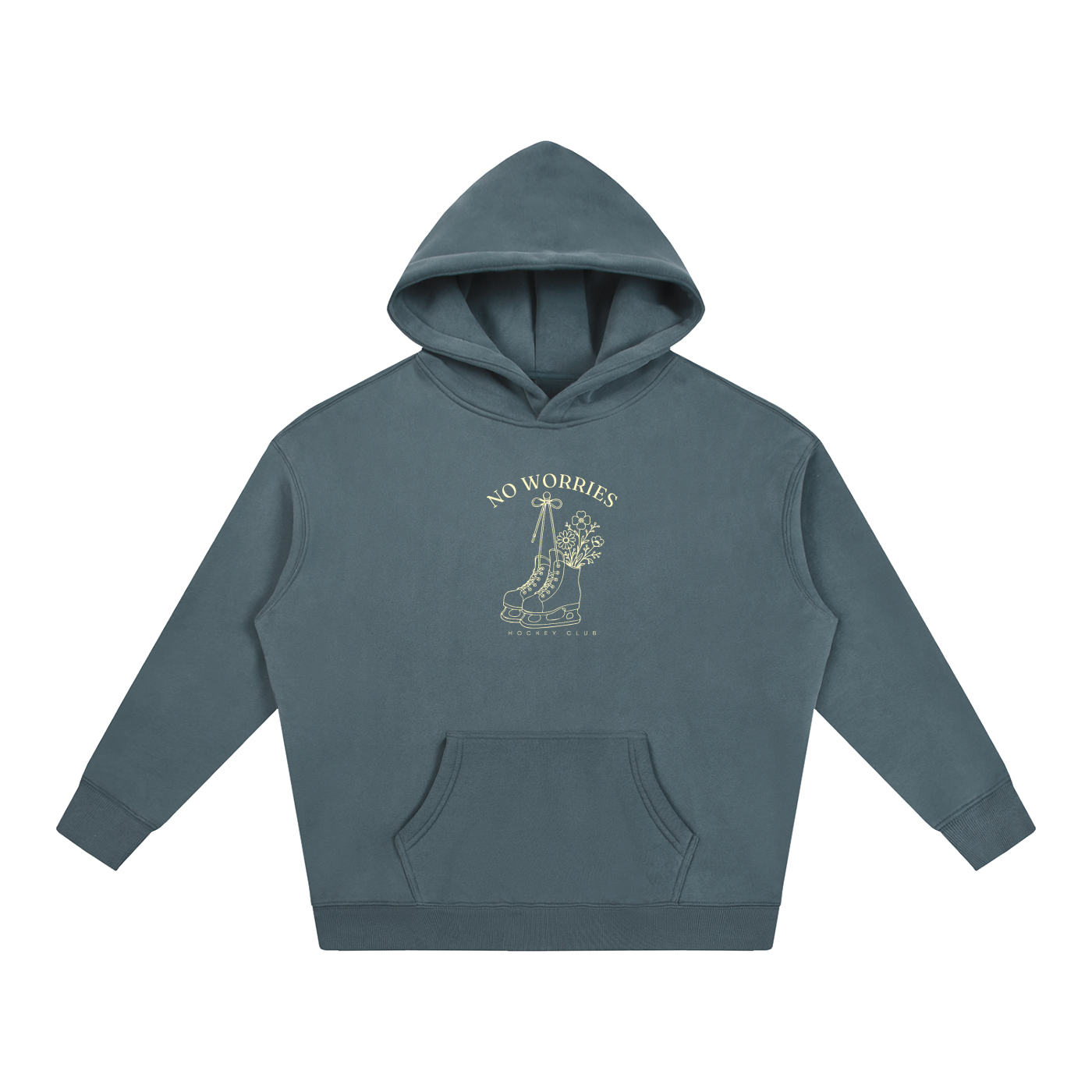 No Worries Hockey Club | Hoodie | Buttercream