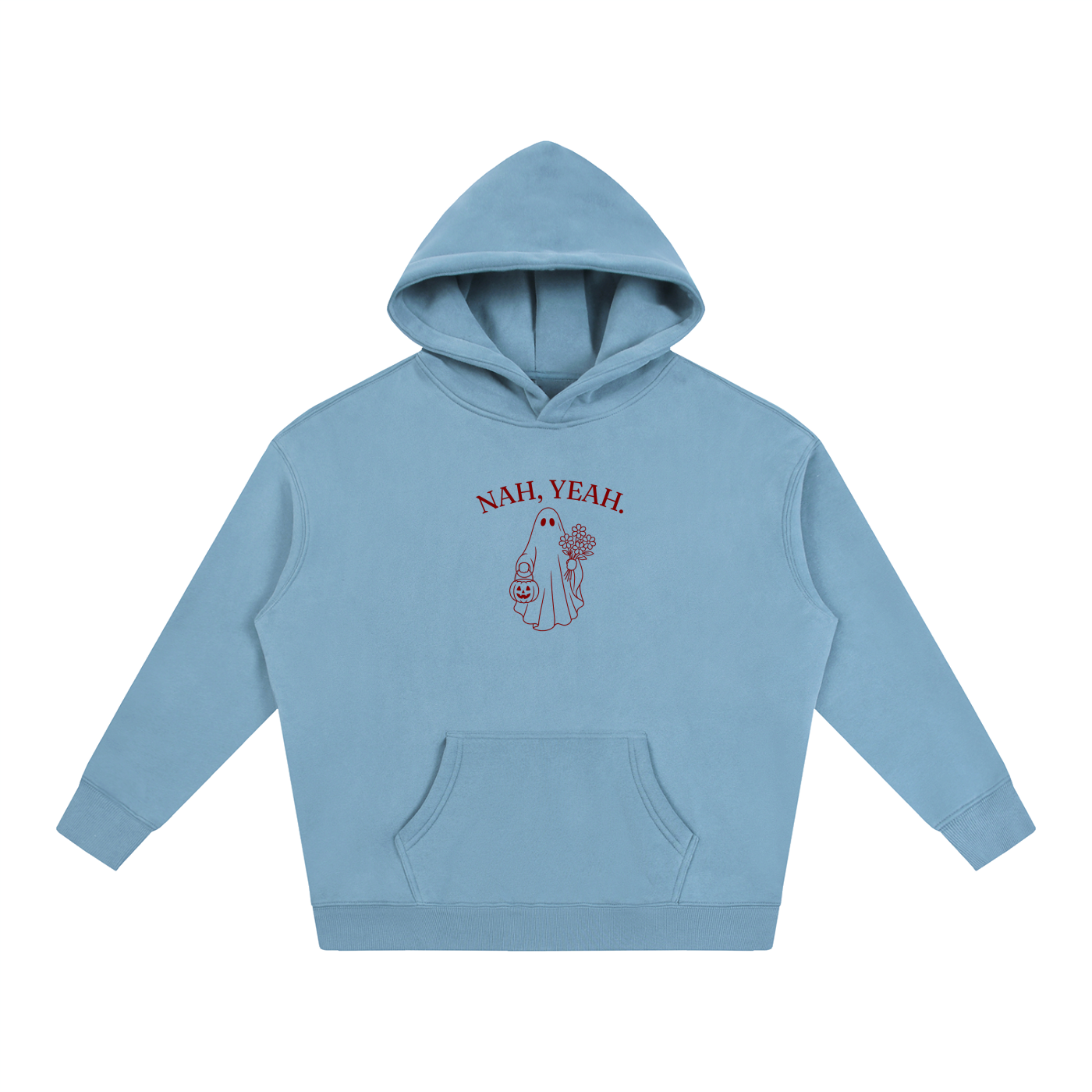 Nah, Yeah Hoodie - Cherry
