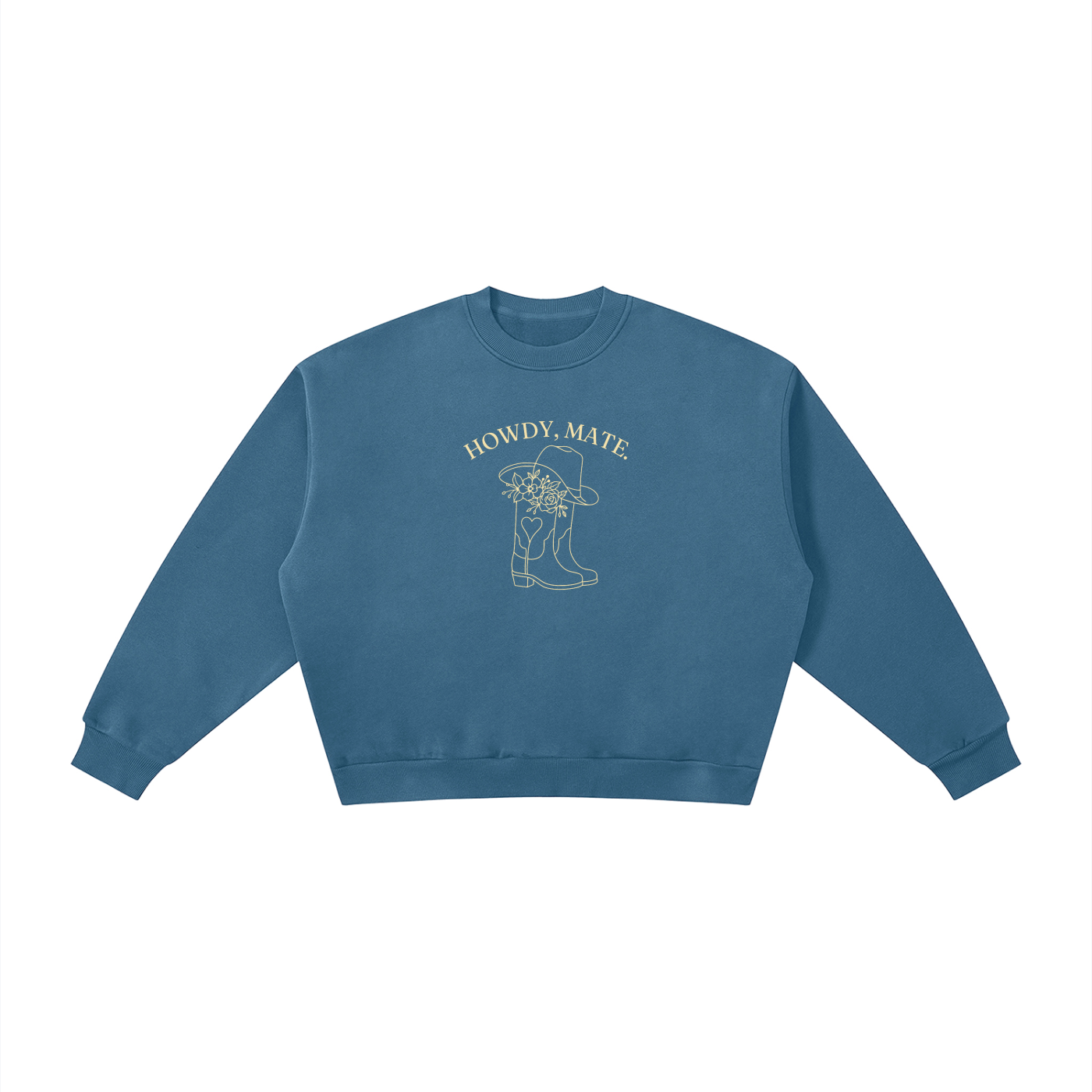 Howdy, Mate. | Ladies Crewneck | Lilac
