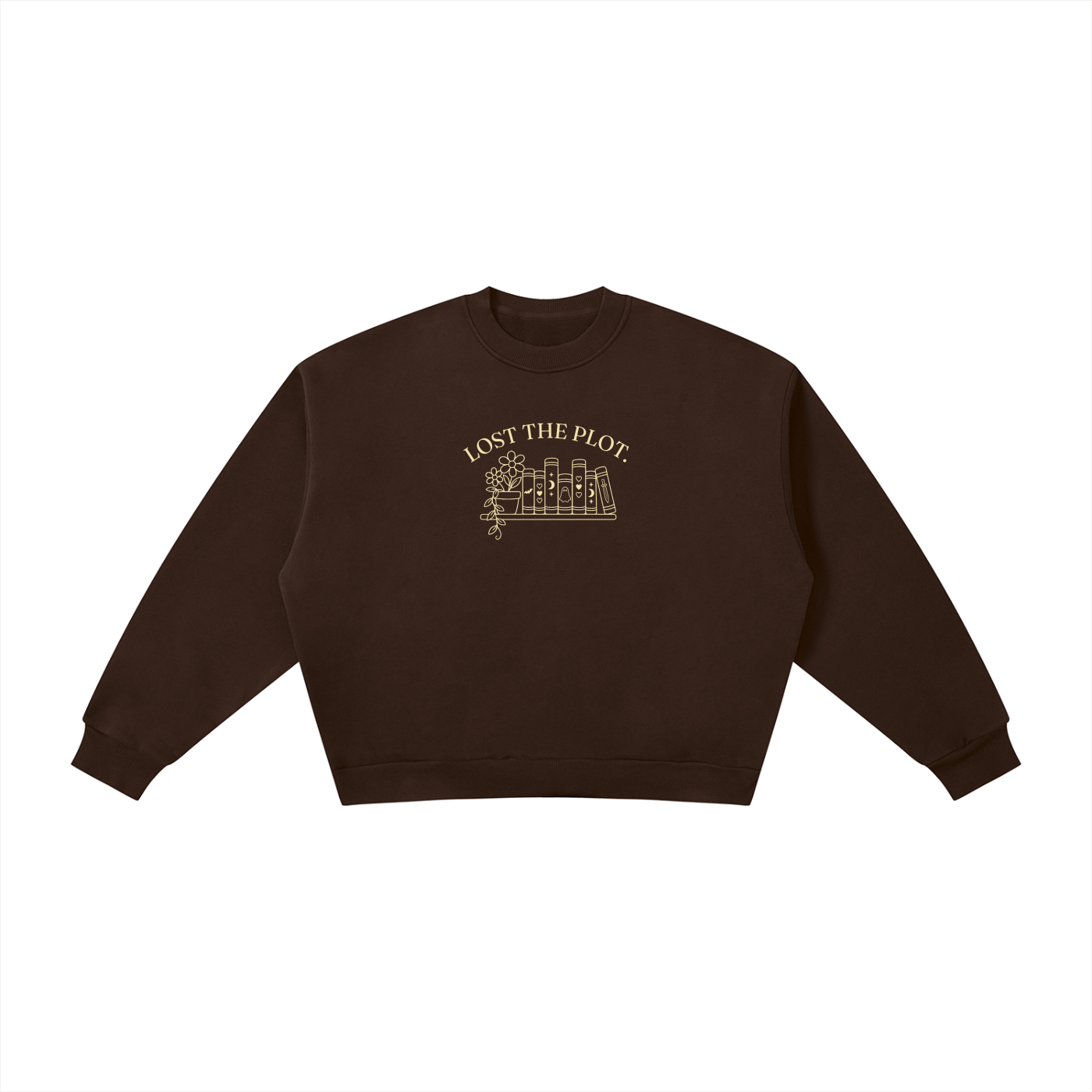 Lost the Plot | Ladies’ Oversized Crewneck | Buttercream