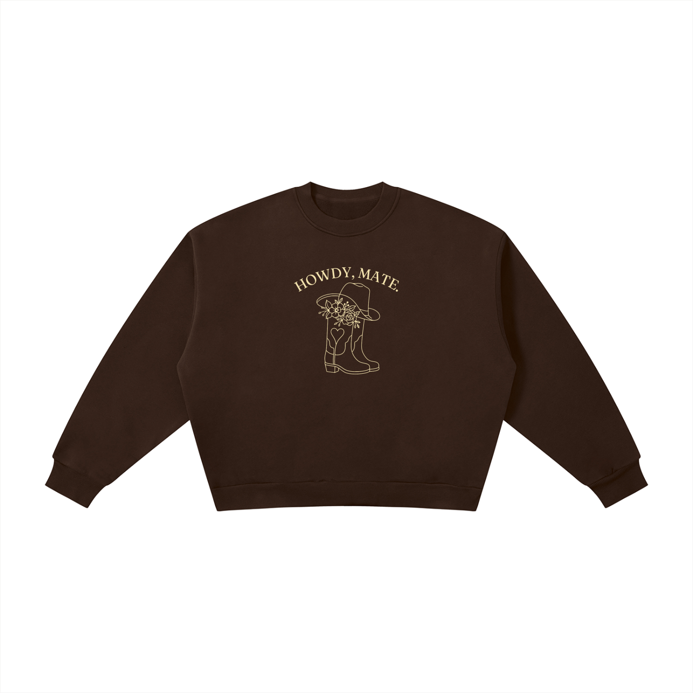 Howdy, Mate. | Ladies Crewneck | Lilac