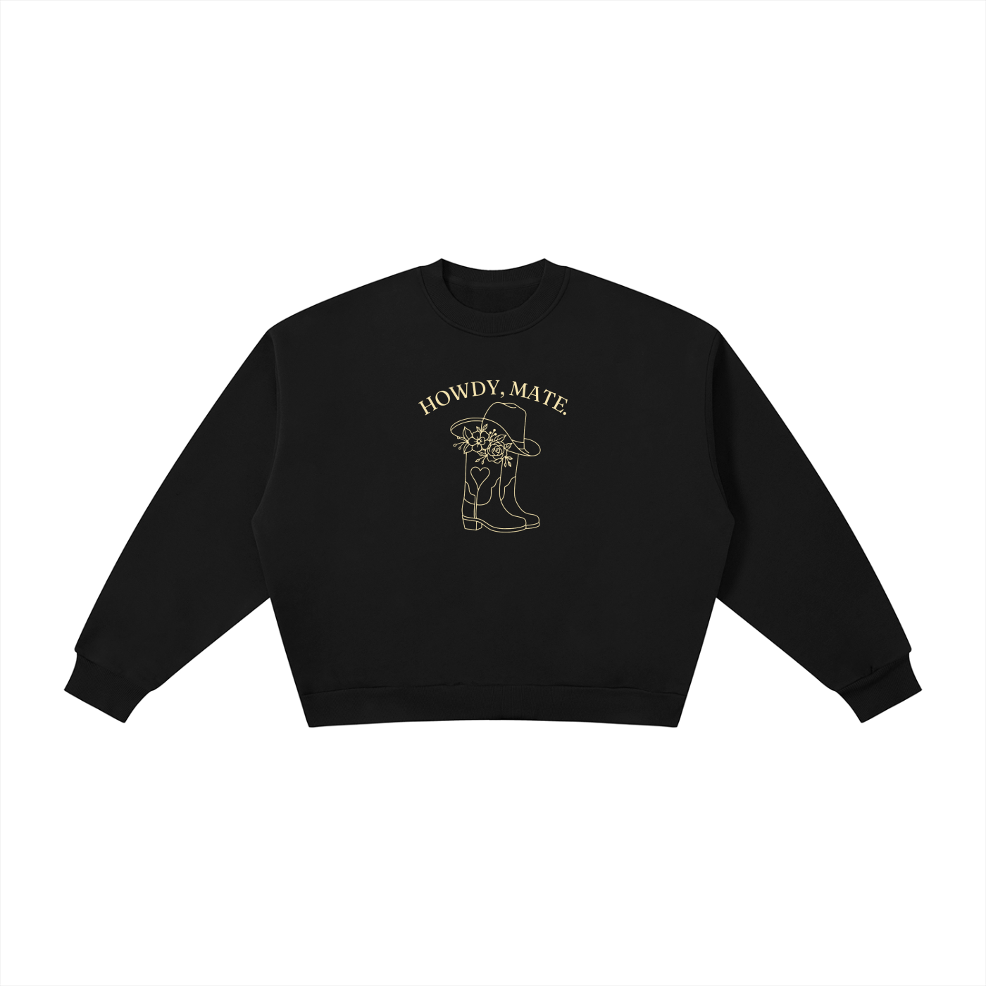 Howdy, Mate. | Ladies Crewneck | Lilac