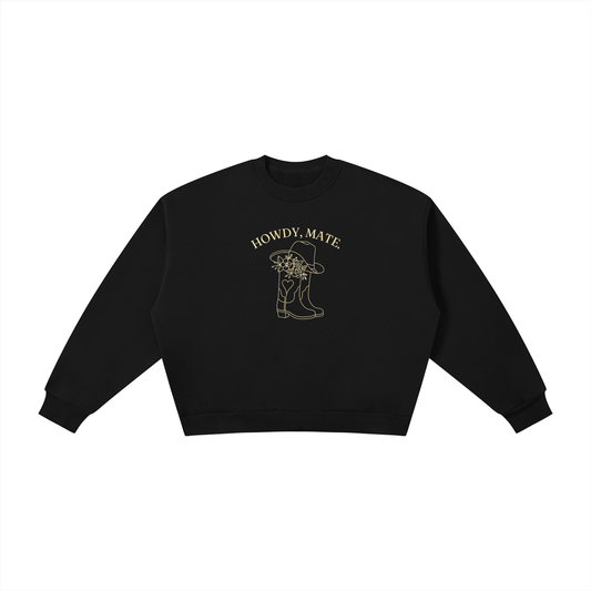 Howdy, Mate. | Ladies Crewneck | Lilac