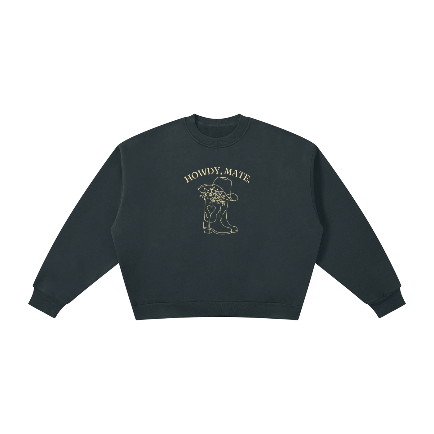 Howdy, Mate. | Ladies Crewneck | Lilac