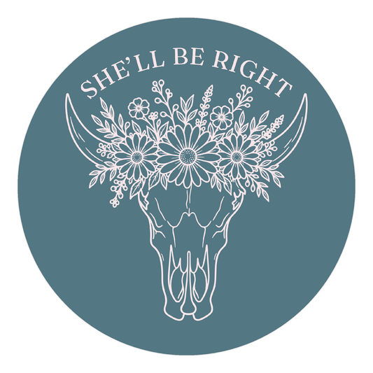 She’ll Be Right sticker